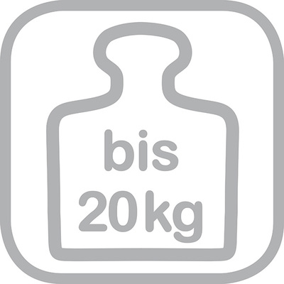 Belastbarkeit 20 kg