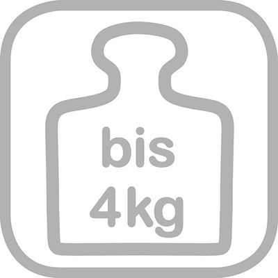 Belastbarkeit 4 kg