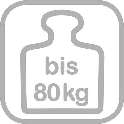 Belastbarkeit 80 kg