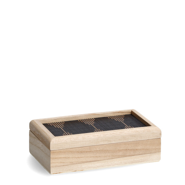 Aufbewahrungsbox "Black Mosaic", Holz