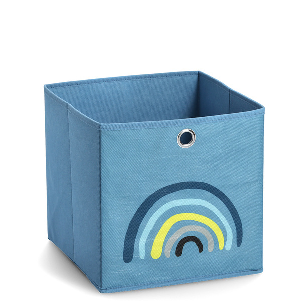 Aufbewahrungsbox "Blue Rainbow", Vlies, blau