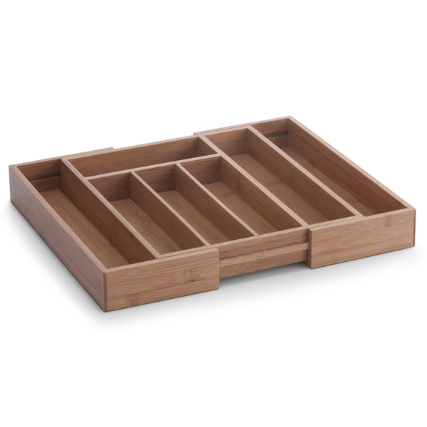 Besteckkasten, ausziehbar, Bambus/HDF