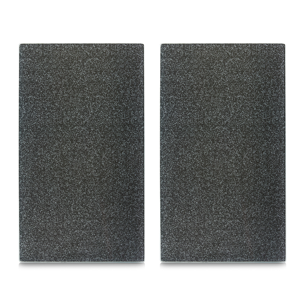 Herdabdeck-/Schneideplatten-Set "Granit", 2-tlg.,