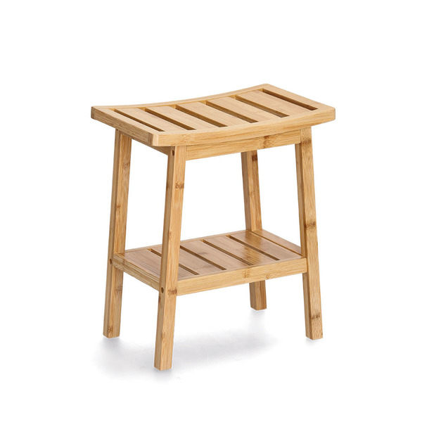 Hocker m. Ablage, Bambus