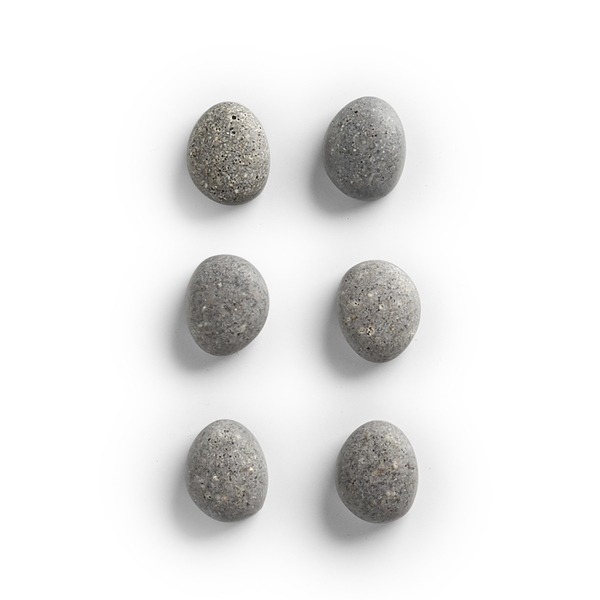 Magnet-Set "Stone", 6-tlg., Polyresin