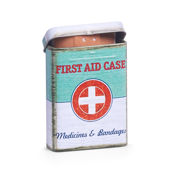 Medizin-Box "First Aid", Metall