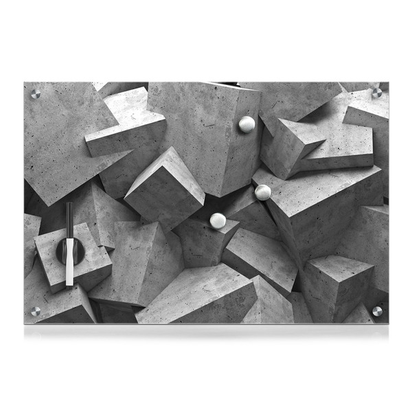 Memoboard 'Cubes', Glas