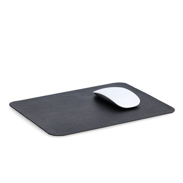 Mousepad, Kunstleder, schwarz