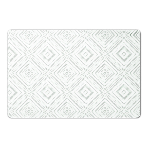 Platzset "Graphic", Kunststoff, transparent/mint