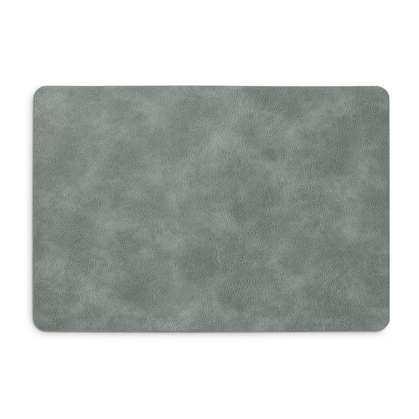 Platzset, Kunstleder, grau