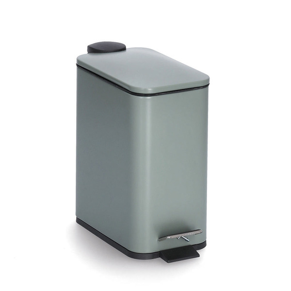 Treteimer m. Soft Close, 5 ltr, Metall/Kunststoff,