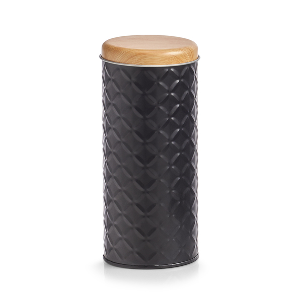 Vorratsdose "Scandi", 680 ml, Metall, schwarz