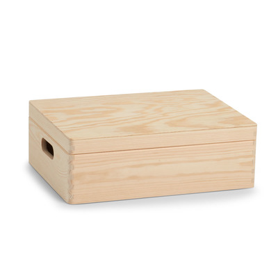 Allzweckbox Holzkisten Aufbewahrungskisten Mehrzweckkisten Holz natur 24 Größen 