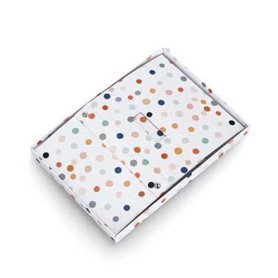 Aufbewahrungsbox "Dots", recycelter Karton