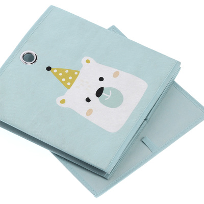 Aufbewahrungsbox "Icebear", Vlies, mint