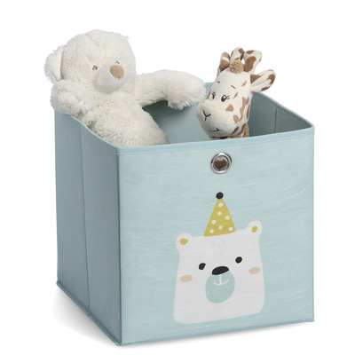 Aufbewahrungsbox "Icebear", Vlies, mint