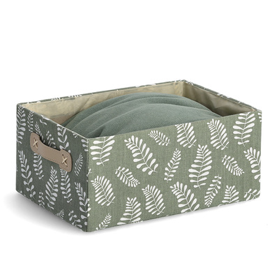 Aufbewahrungsbox "Leaves", Baumwolle/Polyester