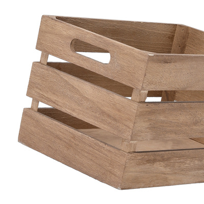 Aufbewahrungskiste "Vintage", Holz, braun