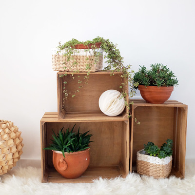Aufbewahrungskiste "Vintage", Holz, braun
