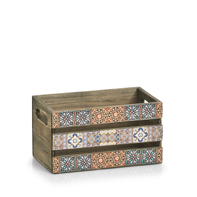 Deko-Kiste "Mosaik", Holz