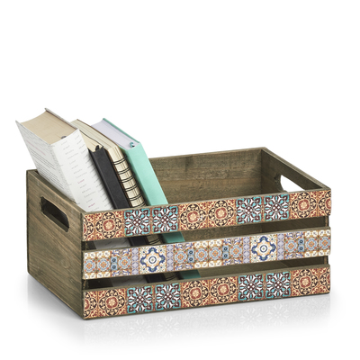 Deko-Kiste "Mosaik", Holz