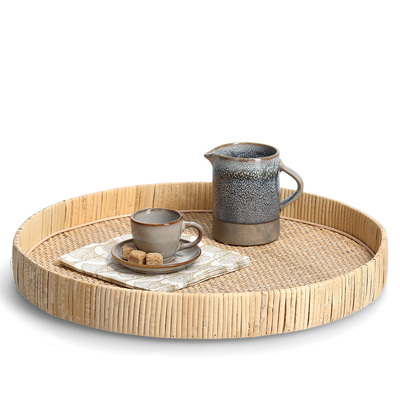 Dekotablett "Nature", Rattan