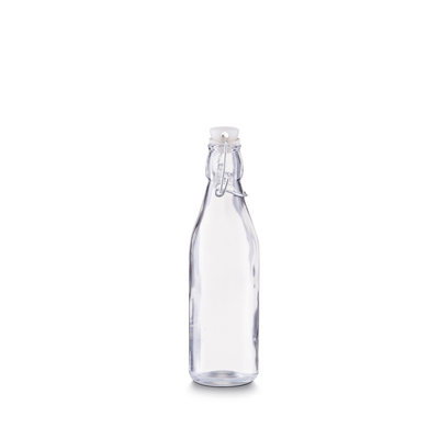 Glasflasche m. Bügelverschluss, 250 ml