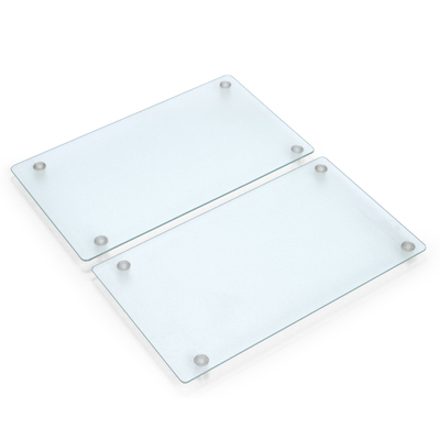 Glasschneideplatten-Set 2-tlg. f.4-Plattenkochfeld