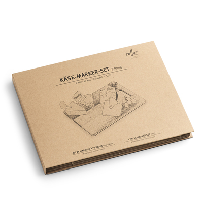 Käse-Marker-Set, 7-tlg., Edelstahl