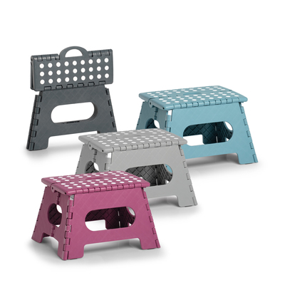 Klapphocker, Kunststoff, eisblau
