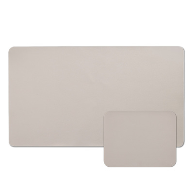 Mousepad, Kunstleder, creme