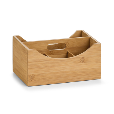 Ordnungsbox m. Griff, Bambus/HDF