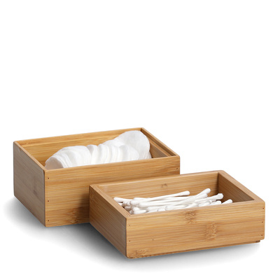 Ordnungsboxen-Set, 2-tlg., Bambus/HDF