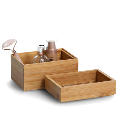 Ordnungsboxen-Set, 2-tlg., Bambus/HDF