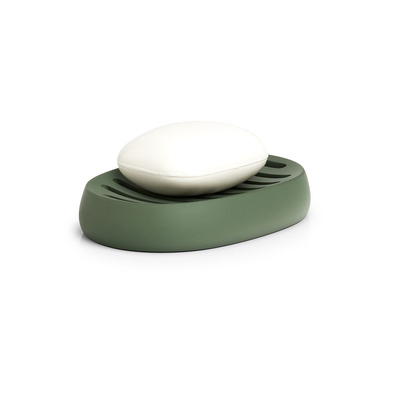 Seifenschale "Modern", Polyresin, salbei