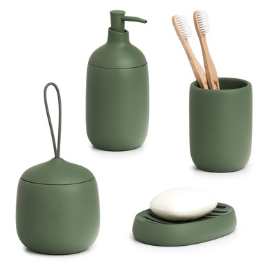 Seifenschale "Modern", Polyresin, salbei