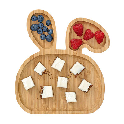 Snackteller "Hase", Bambus