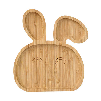 Snackteller "Hase", Bambus