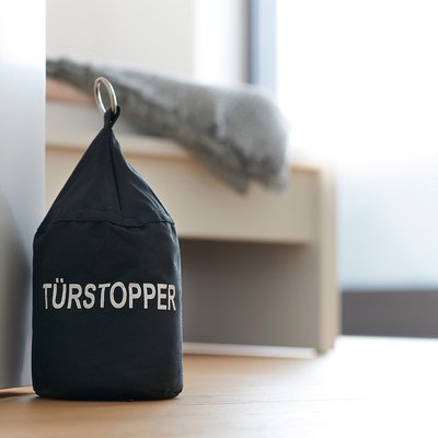 Türstopper, Polyester, schwarz