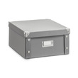 Aufbewahrungsbox, Pappe, grau