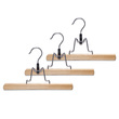 Hosenklemmbügel-Set, 3-tlg., Holz