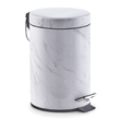 Kosmetikeimer 'Marmor', 3 ltr., Metall/Kunststoff