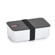 Lunch Box, Kunststoff, weiß/schwarz/pink