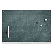 Memoboard 'Stonewall', Glas, anthrazit