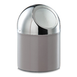 Tischabfalleimer, Metall/Edelstahl, taupe