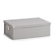 Unterbettbox, Pappe, grau