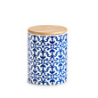 Vorratsdose 'Marokko',  900 ml, Keramik, blau/weiß