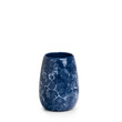 Zahnputzbecher 'Blue Marble', Keramik, blau